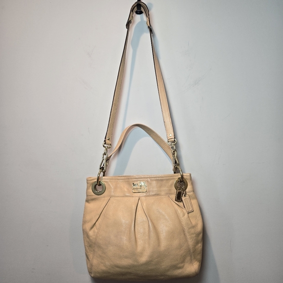 Coach Vintage Y2k Yellow Madison Leather Shoulder Bag - Picture 1 of 16